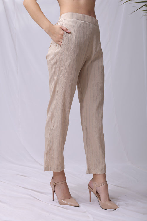 Designer Cutwork Cream Co-ord Set