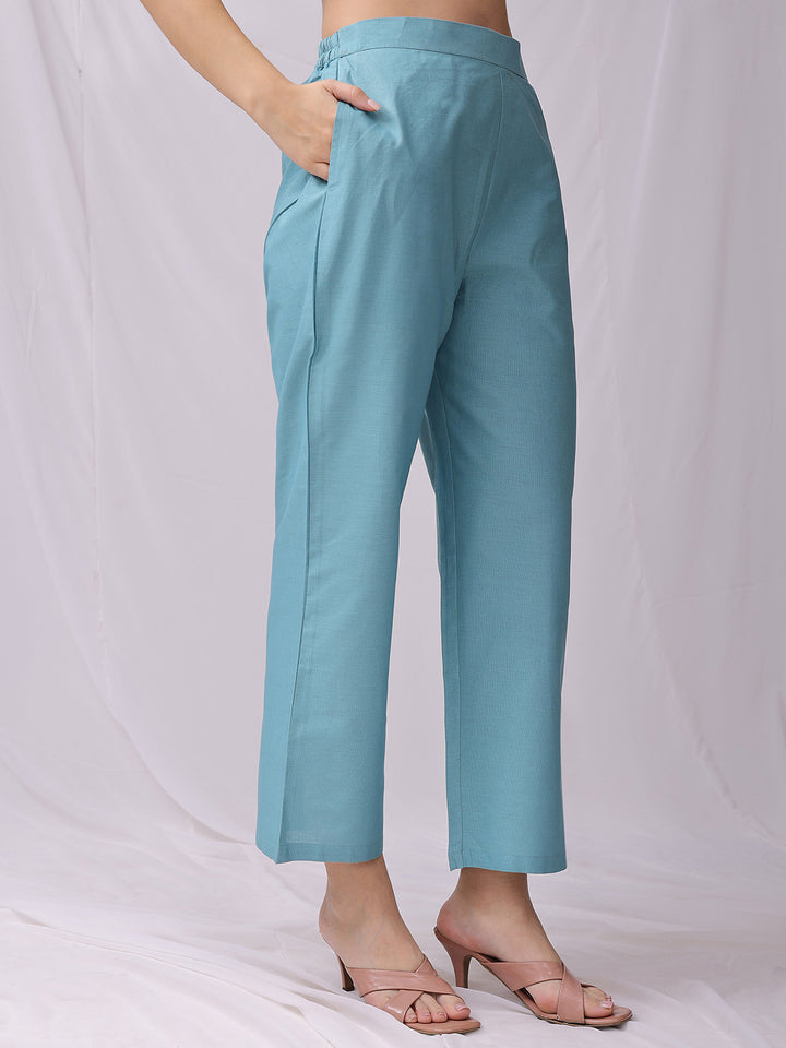 Cotton Co-ord Set Blue