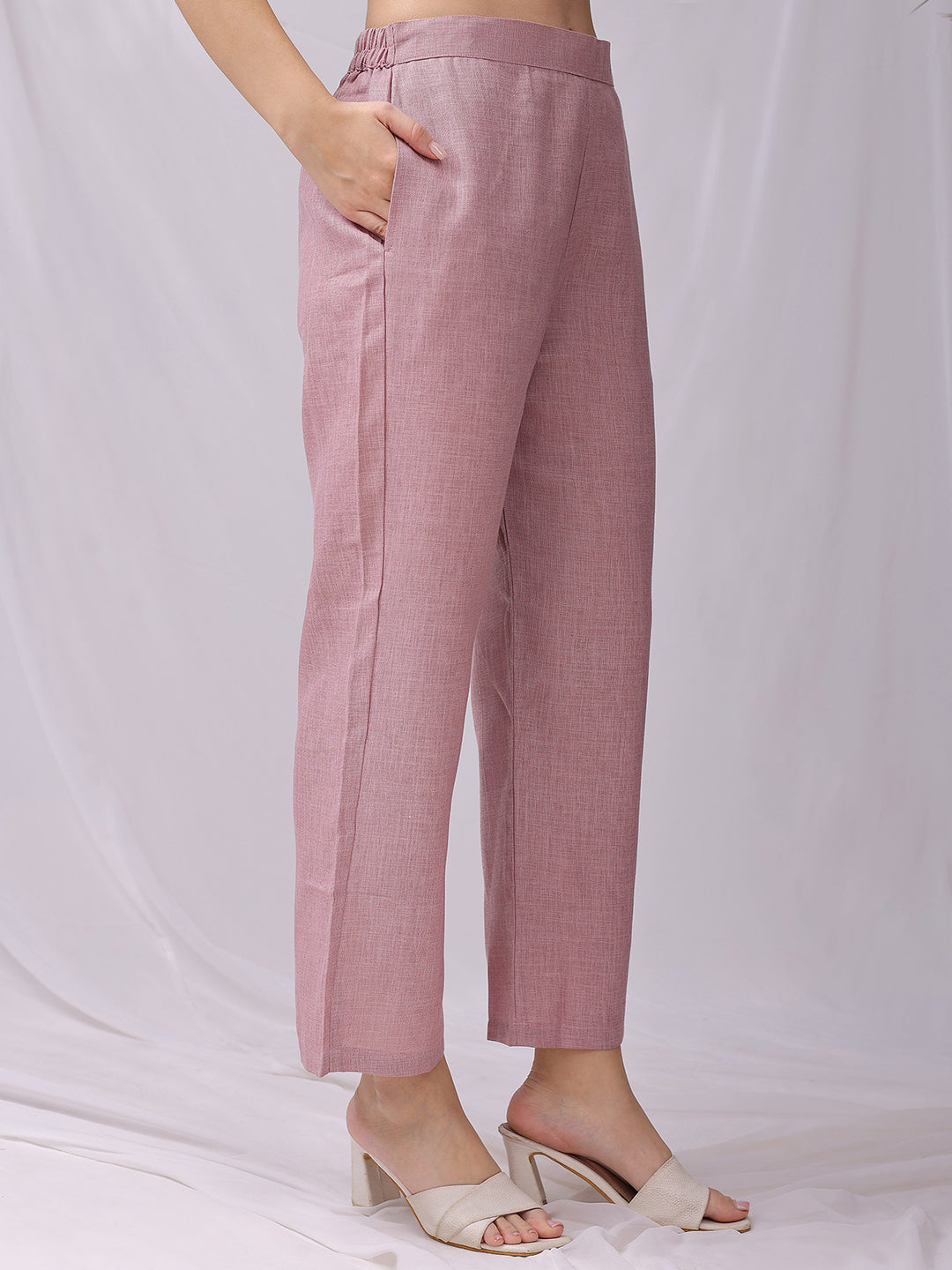 White Pocket Linen Co-ord Set