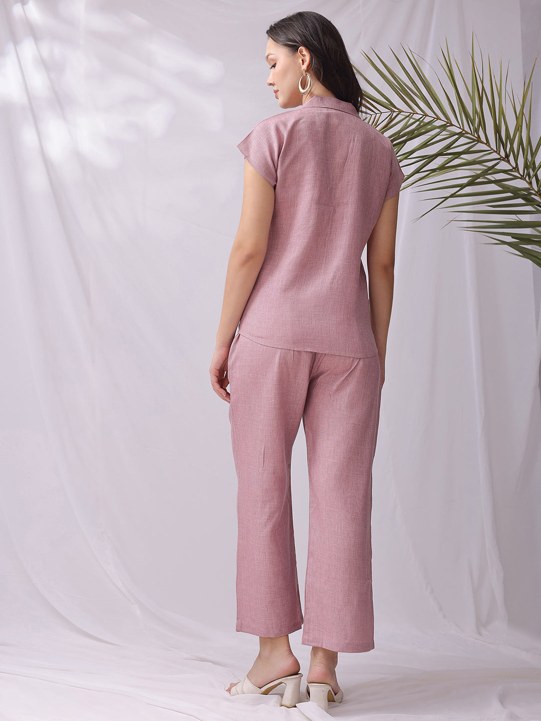 White Pocket Linen Co-ord Set