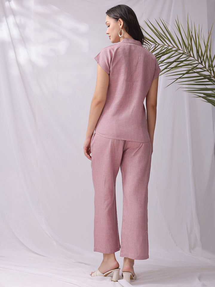 White Pocket Linen Co-ord Set