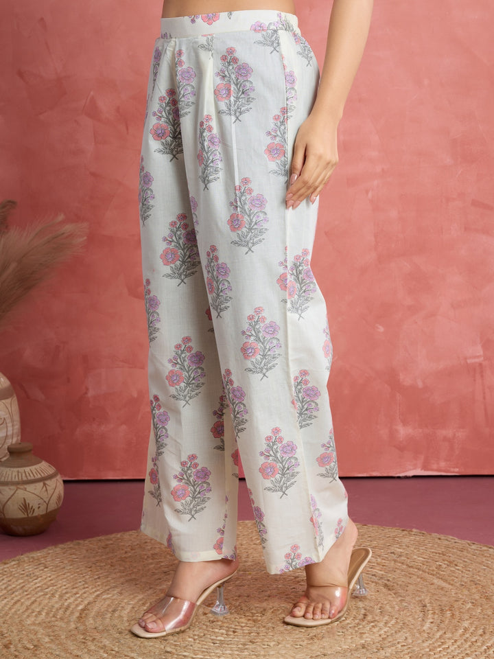 Pastel Pink Perfection: Pure Cotton Angrakha-Style Kurta Set