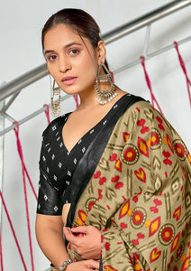 Mal Cotton Hand Block Print Saree