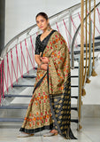 Mal Cotton Hand Block Print Saree