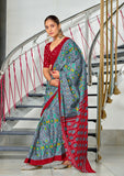 Mal Cotton Hand Block Print Saree