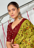 Mal Cotton Hand Block Print Saree