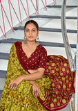 Mal Cotton Hand Block Print Saree
