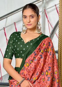 Mal Cotton Hand Block Print Saree