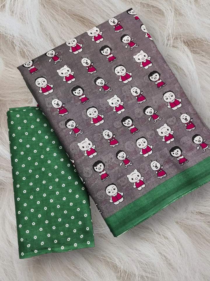 Hand Block Print Pure Mal Cotton Fabric