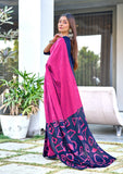Pure Mal Cotton Hand Block Print Saree