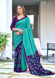 Pure Mal Cotton Hand Block Print Saree