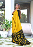 Pure Mal Cotton Hand Block Print Saree