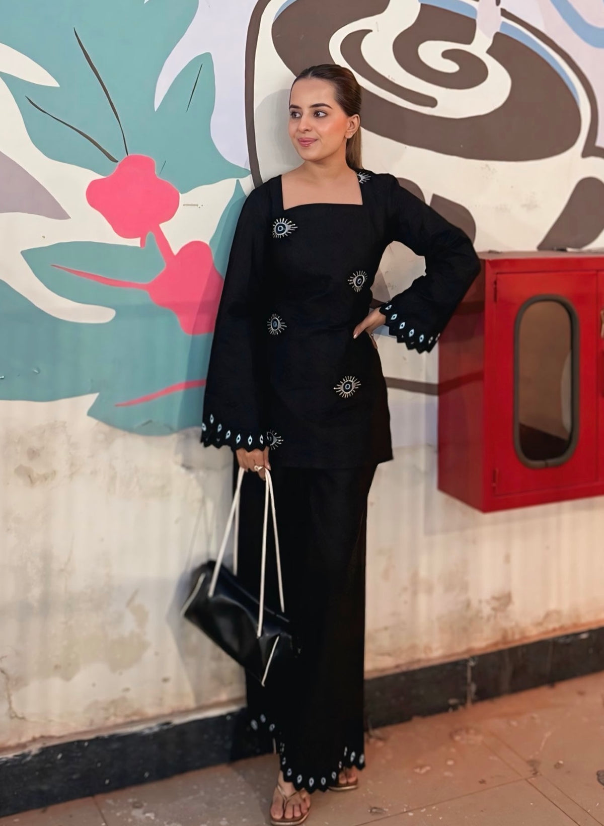 The Black Evil Farsi Salwar Set Full Sleeve