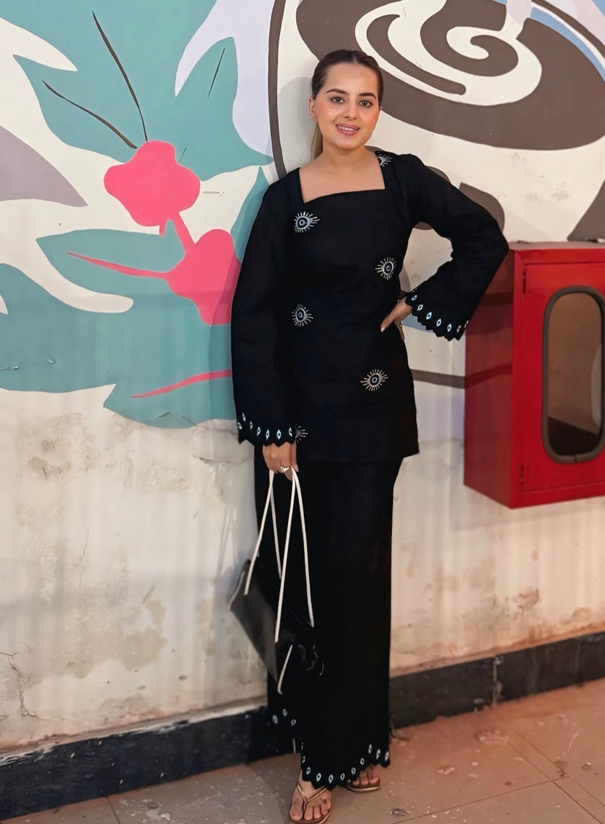 The Black Evil Farsi Salwar Set Full Sleeve