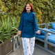 Blue Evil Eye Farsi Salwar Set