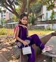 Purple Farsi Salwar Kids