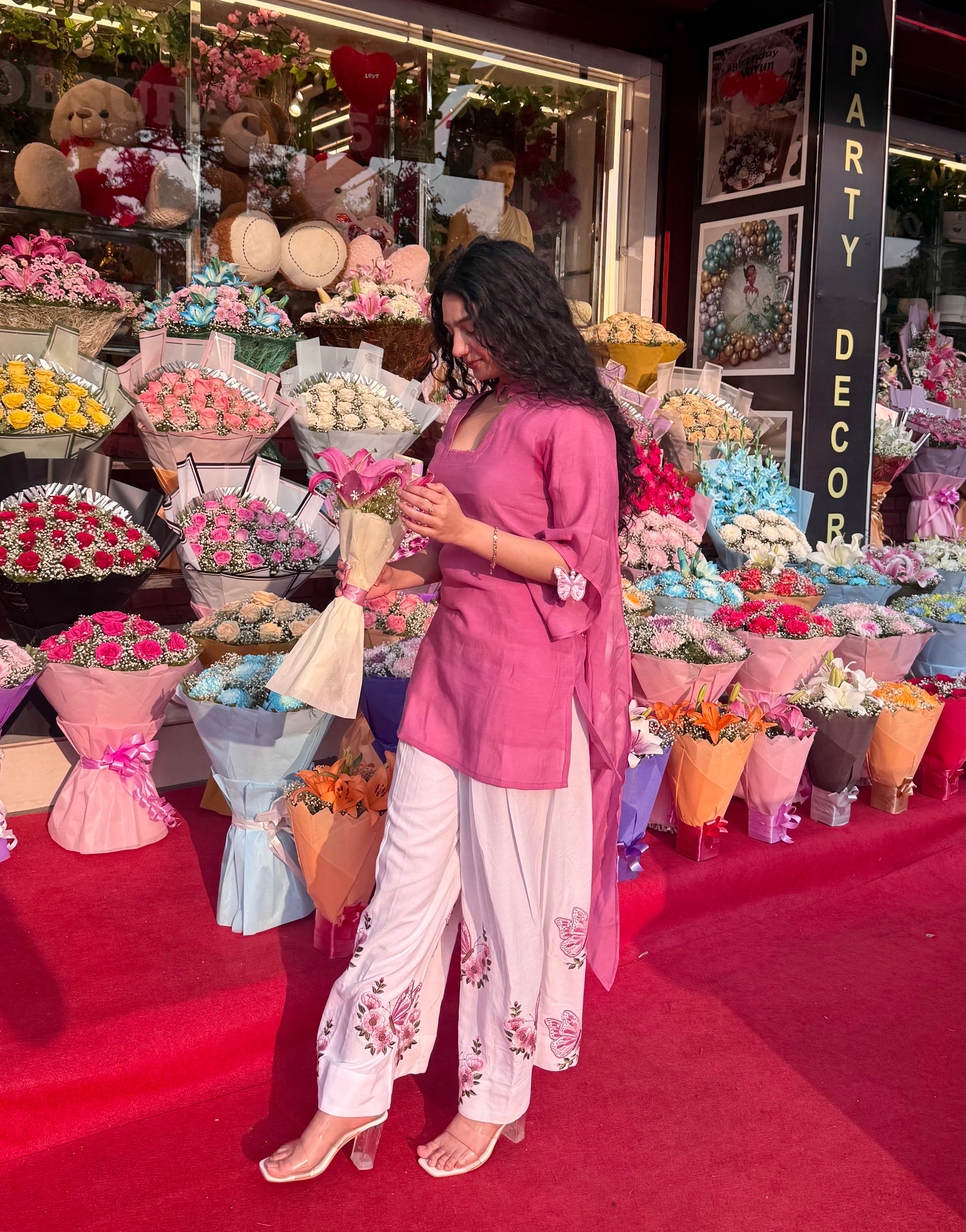 Pink Butterfly 3-Piece Suite