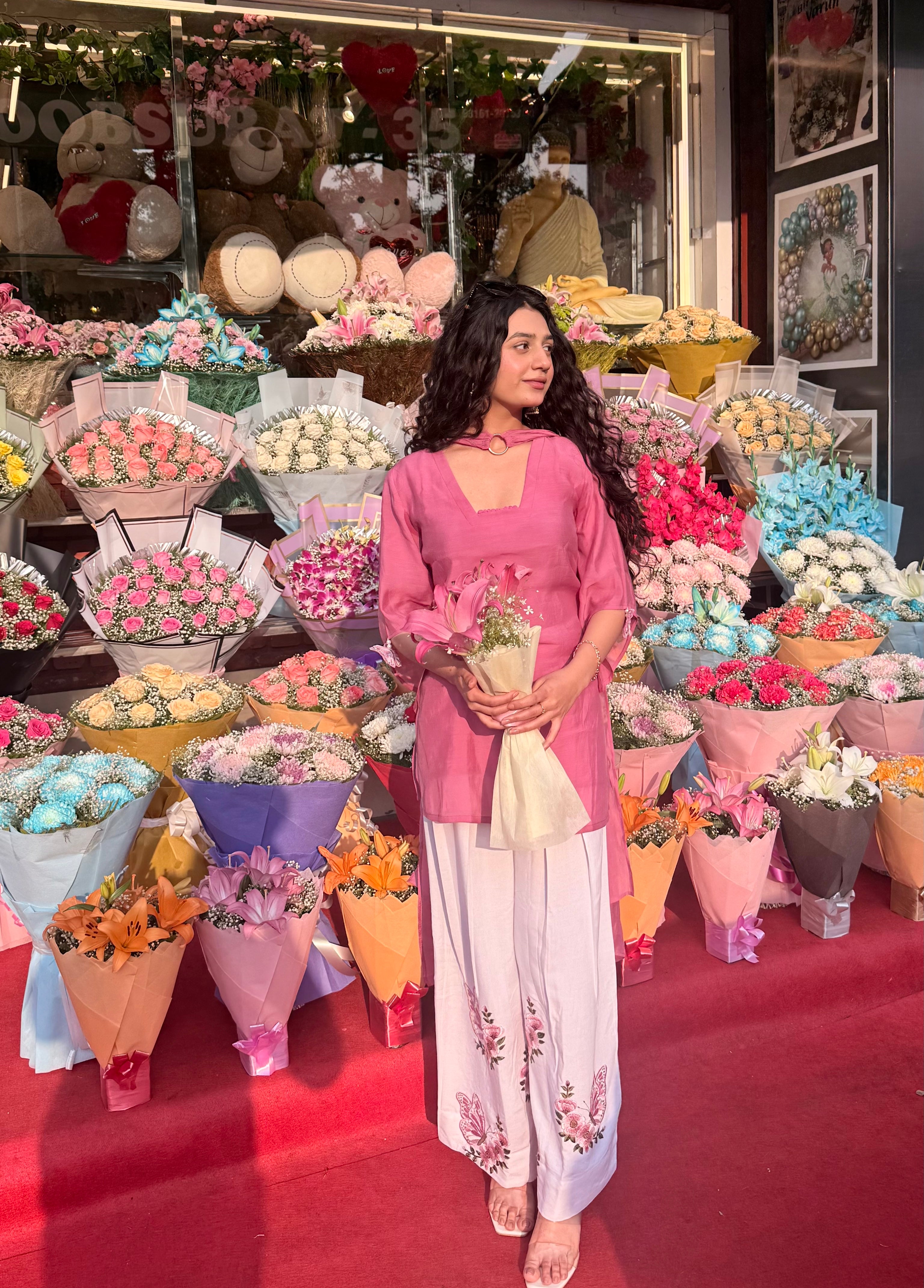 Pink Butterfly 3-Piece Suite