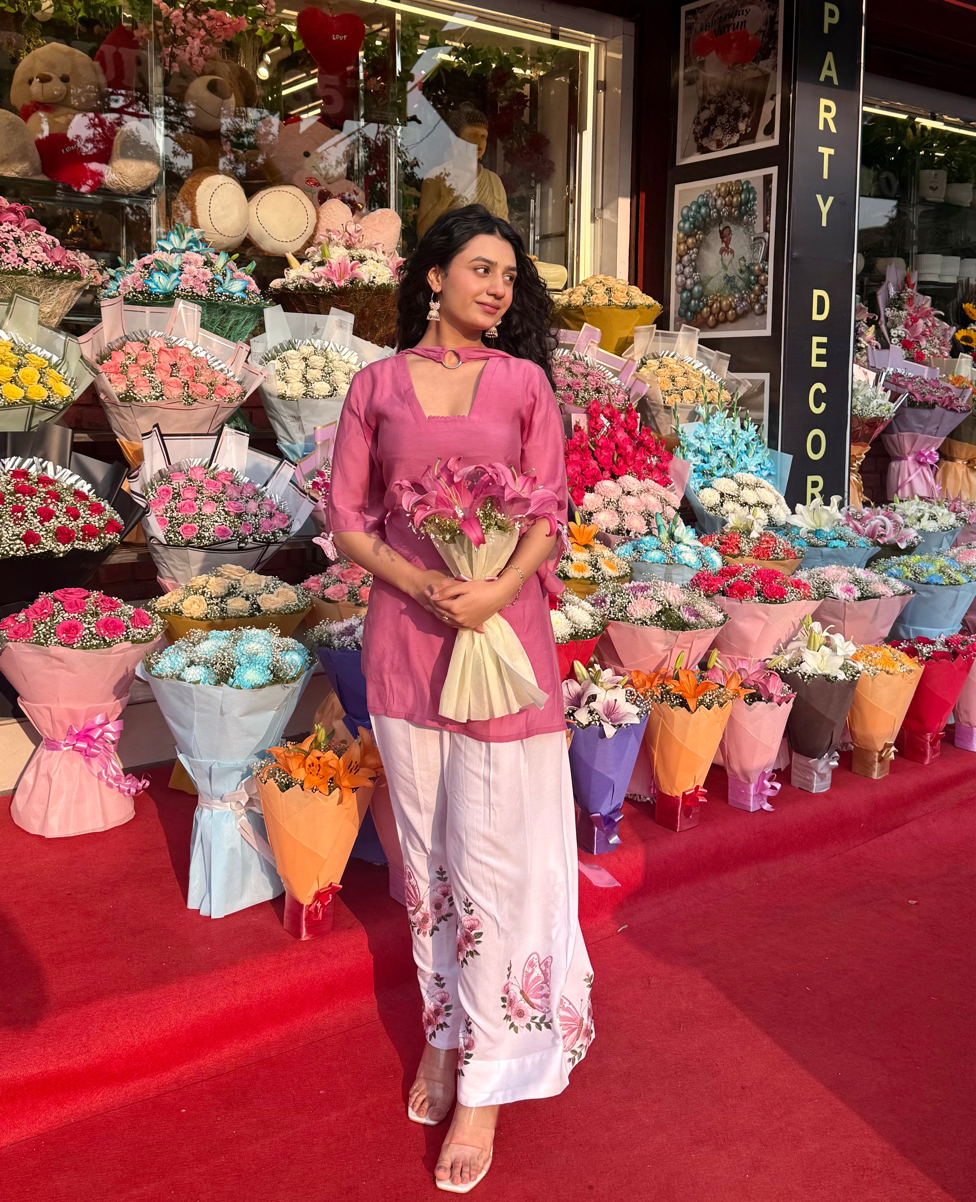 Pink Butterfly 3-Piece Suite