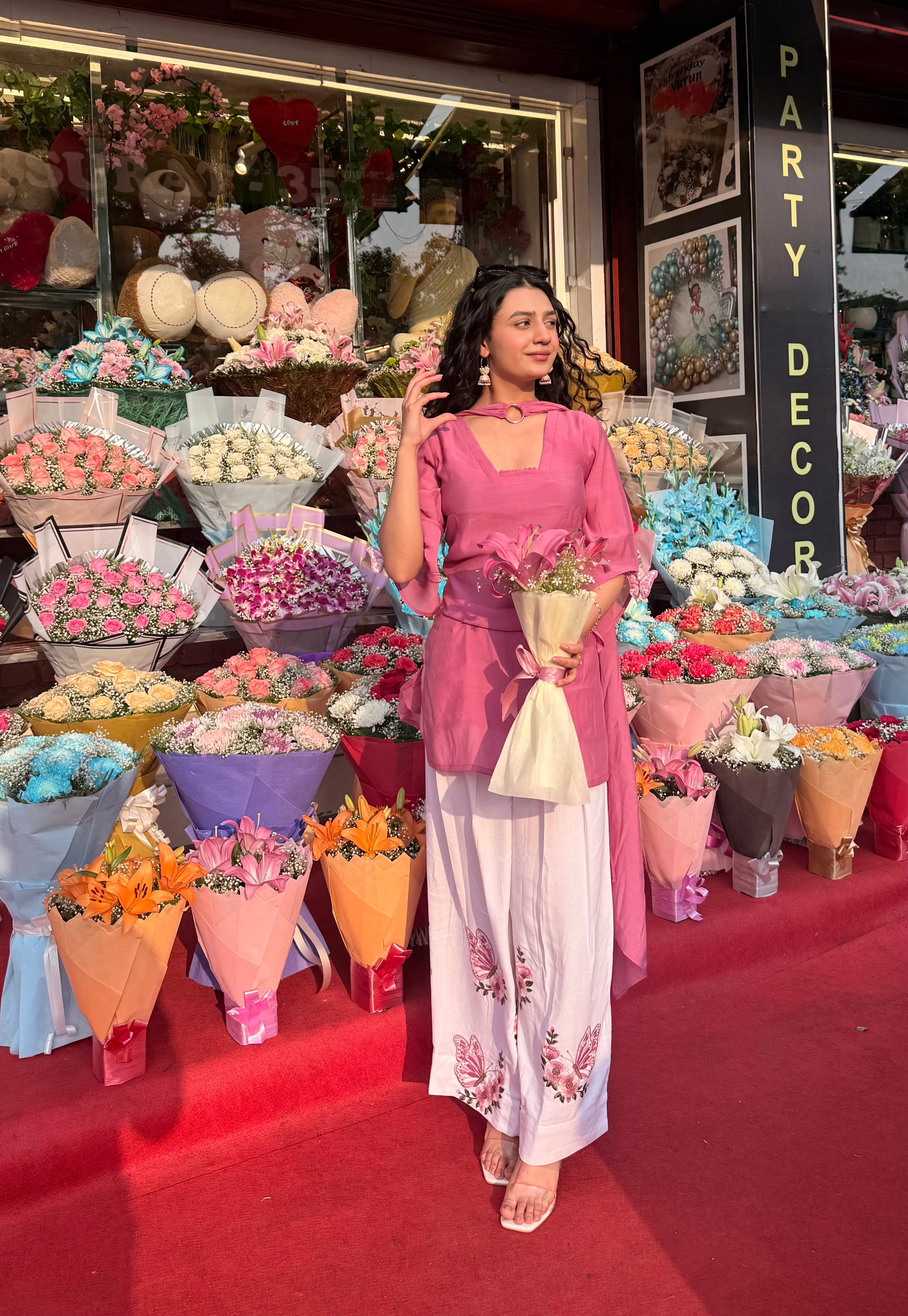 Pink Butterfly 3-Piece Suite