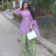 Lavender And Matcha Balloon Pant 3 Pcs Set