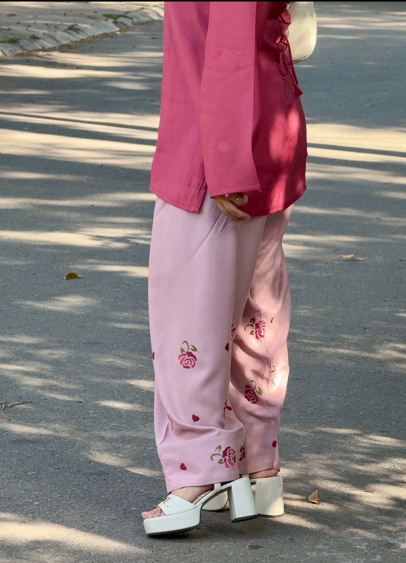 Pink Rose Farsi Salwar Set