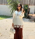 Bow & Brown Kurta Co-ord Set