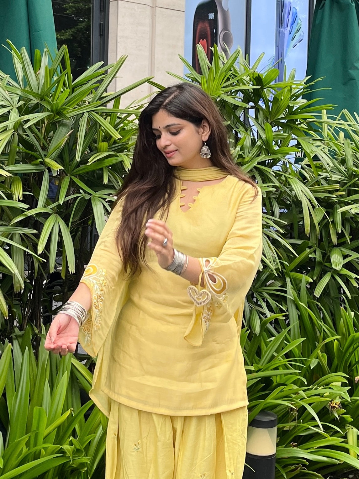 Yellow Heart Farsi Salwar 3PCS Set