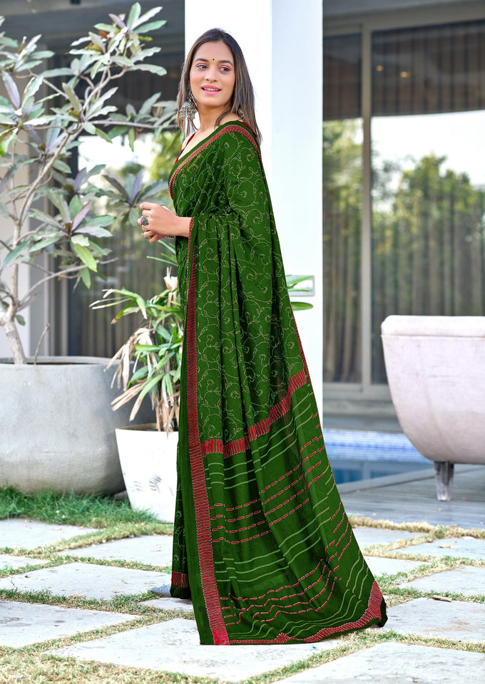 Pure Mal Cotton Hand Block Print Saree