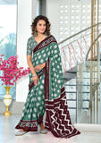 Mal Cotton Hand Block Print Saree