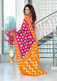 Mal Cotton Hand Block Print Saree