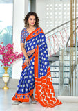 Mal Cotton Hand Block Print Saree