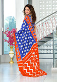 Mal Cotton Hand Block Print Saree