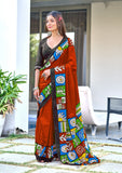 Mal Cotton Hand Block Print SareE