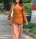 Rust Bloom Farsi Salwar Set