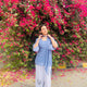 Powder Blue Butterfly Embroidered 3-Piece Set