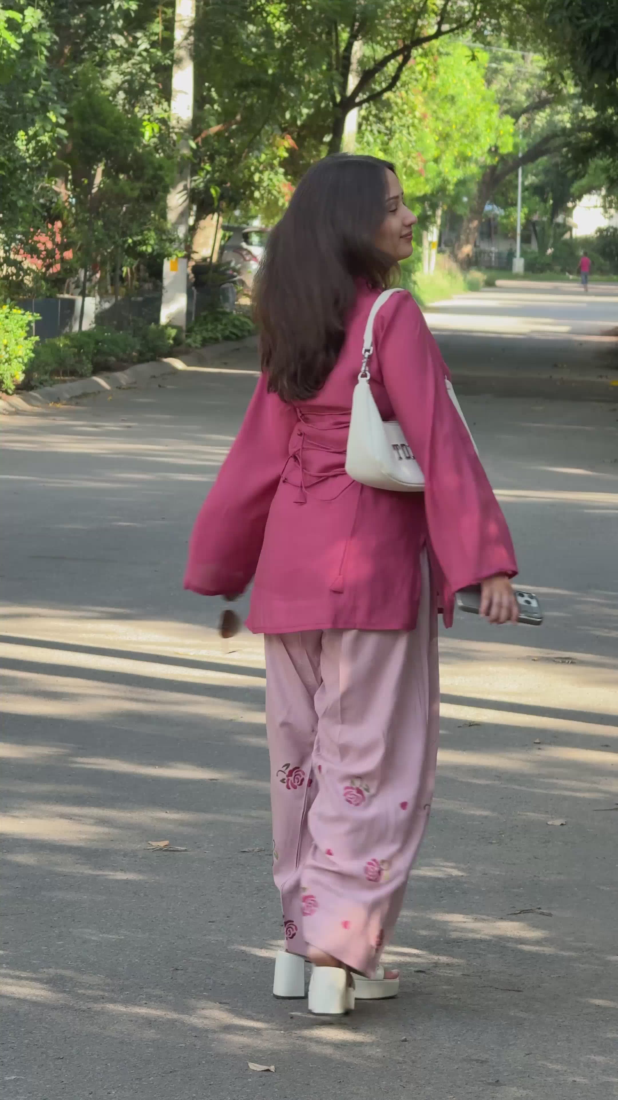 Pink Rose Farsi Salwar Set