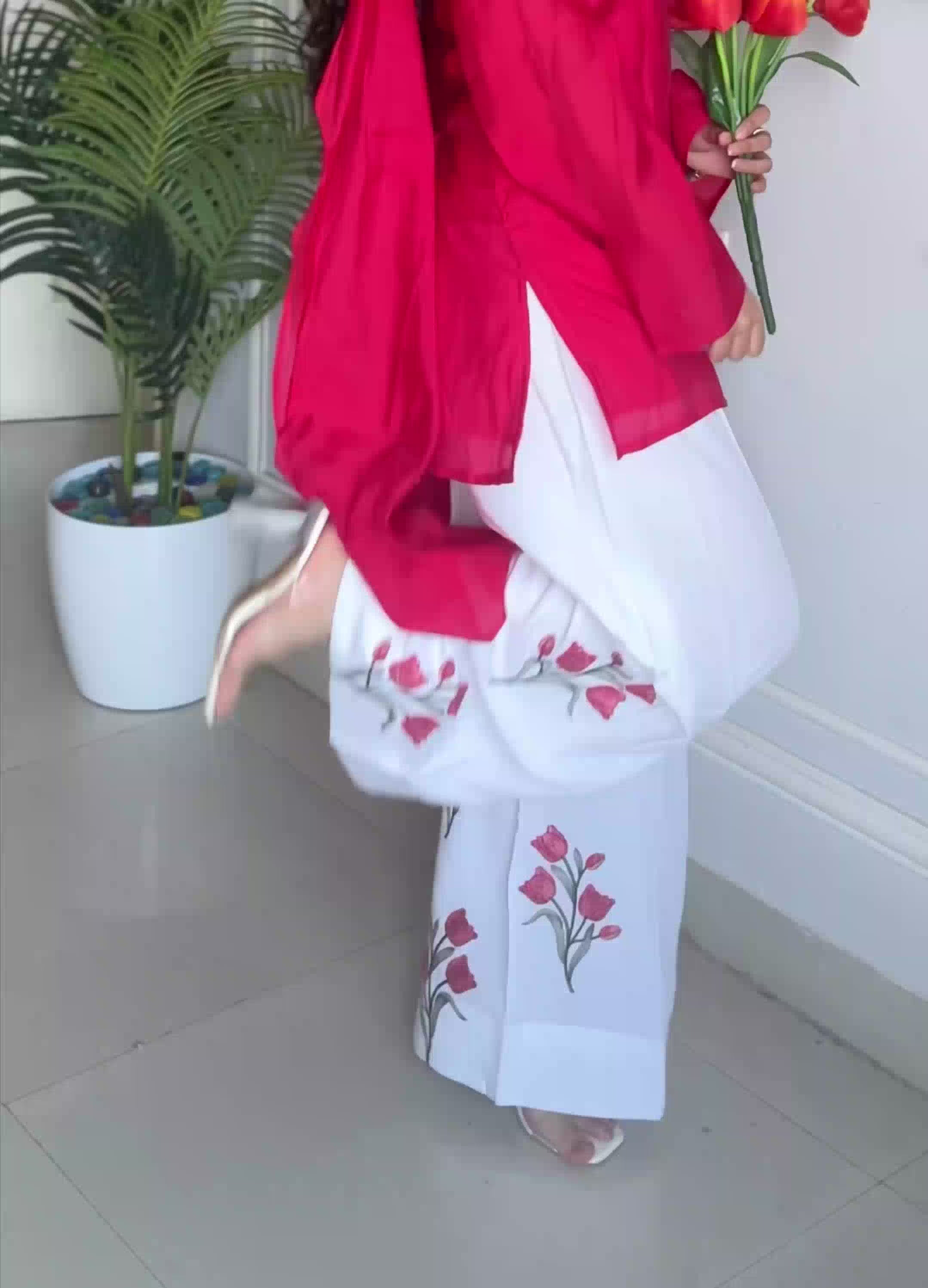 Tulips Rosy 3-Piece Set